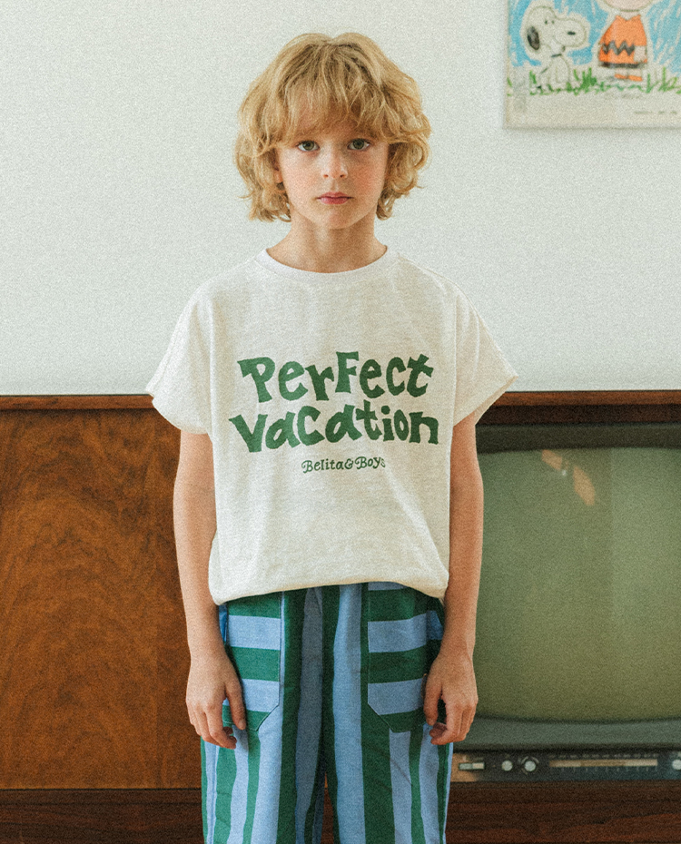 White Perfect Vacation Short Sleeve